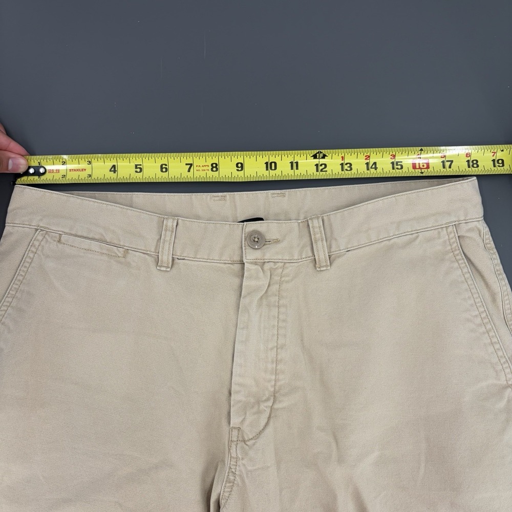 Patagonia Pants Mens 36x31 Beige Chino‎ Organic Cotton Canvas Straight Leg Baggy - Picture 7 of 11